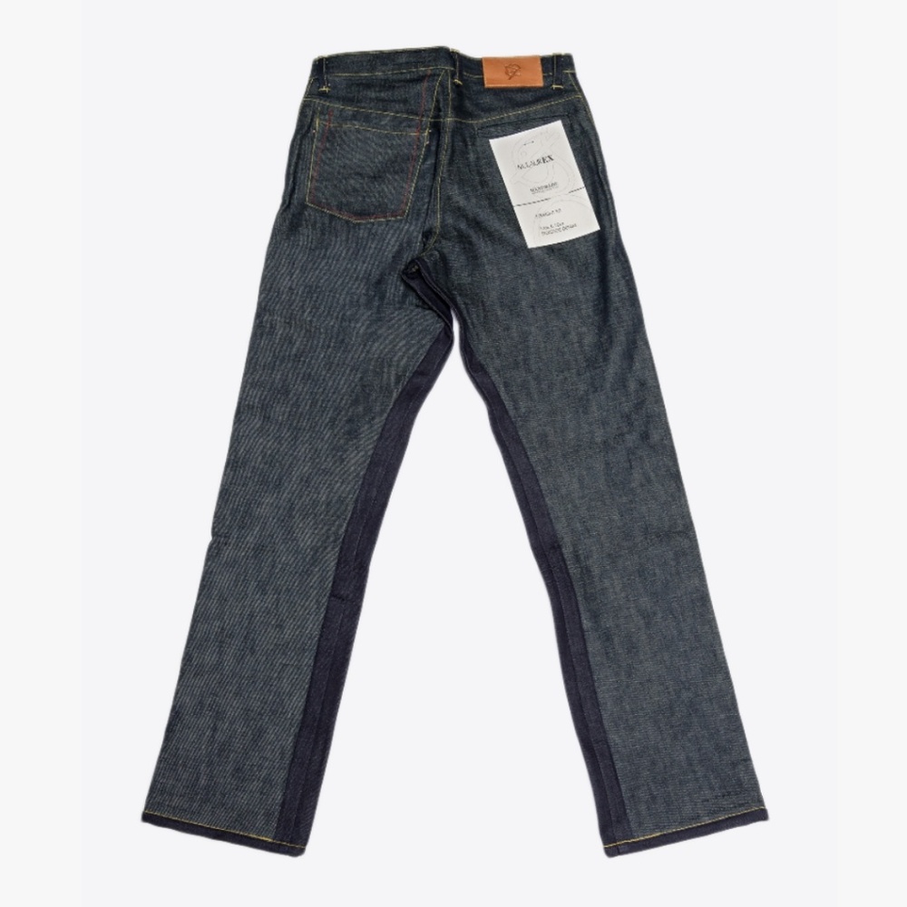 M. LAUREX HANDMADE TWO-TONE SELVEDGE DENIM JEANS